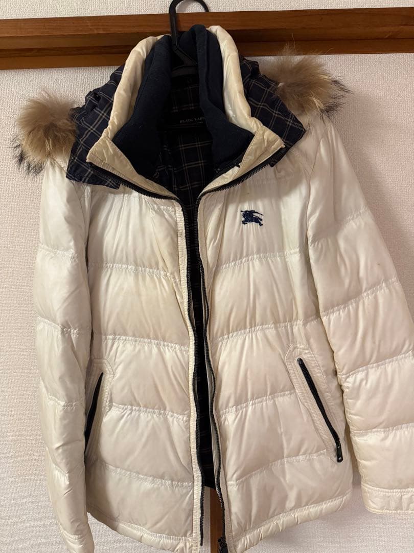 み*み様 バーバリー ブラックレーベル ダウンジャケット ベスト脱着式 Lサイズ