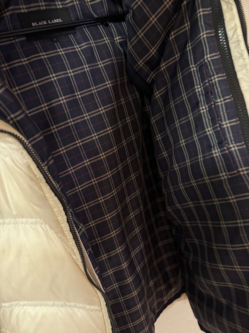 み*み様 バーバリー ブラックレーベル ダウンジャケット ベスト脱着式 Lサイズ