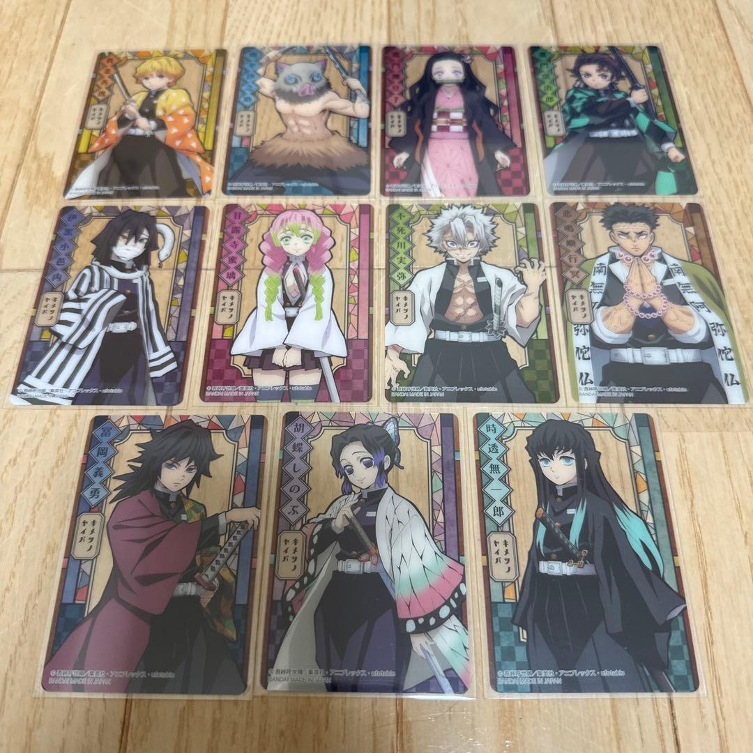 d*4様 鬼滅の刃　ステンドグラスカード　カードダス　６６枚　まとめ売り　自販機