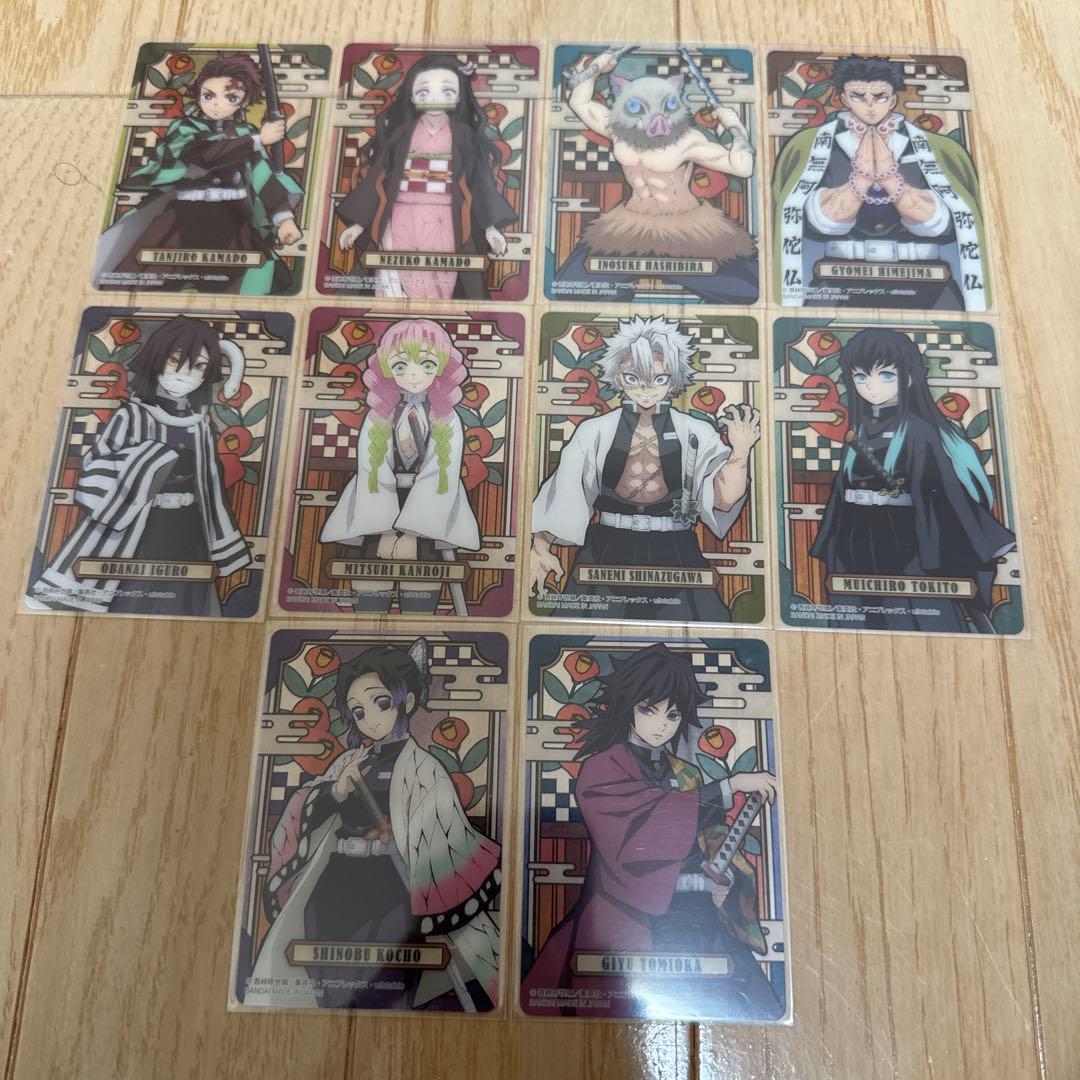 d*4様 鬼滅の刃　ステンドグラスカード　カードダス　６６枚　まとめ売り　自販機