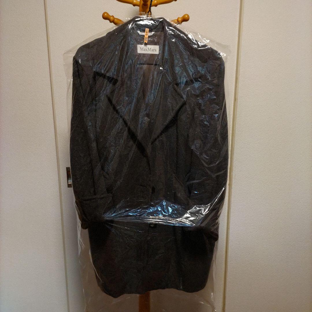 マックスマーラ グレーチェスターコート ホワイトタグ ロングコート