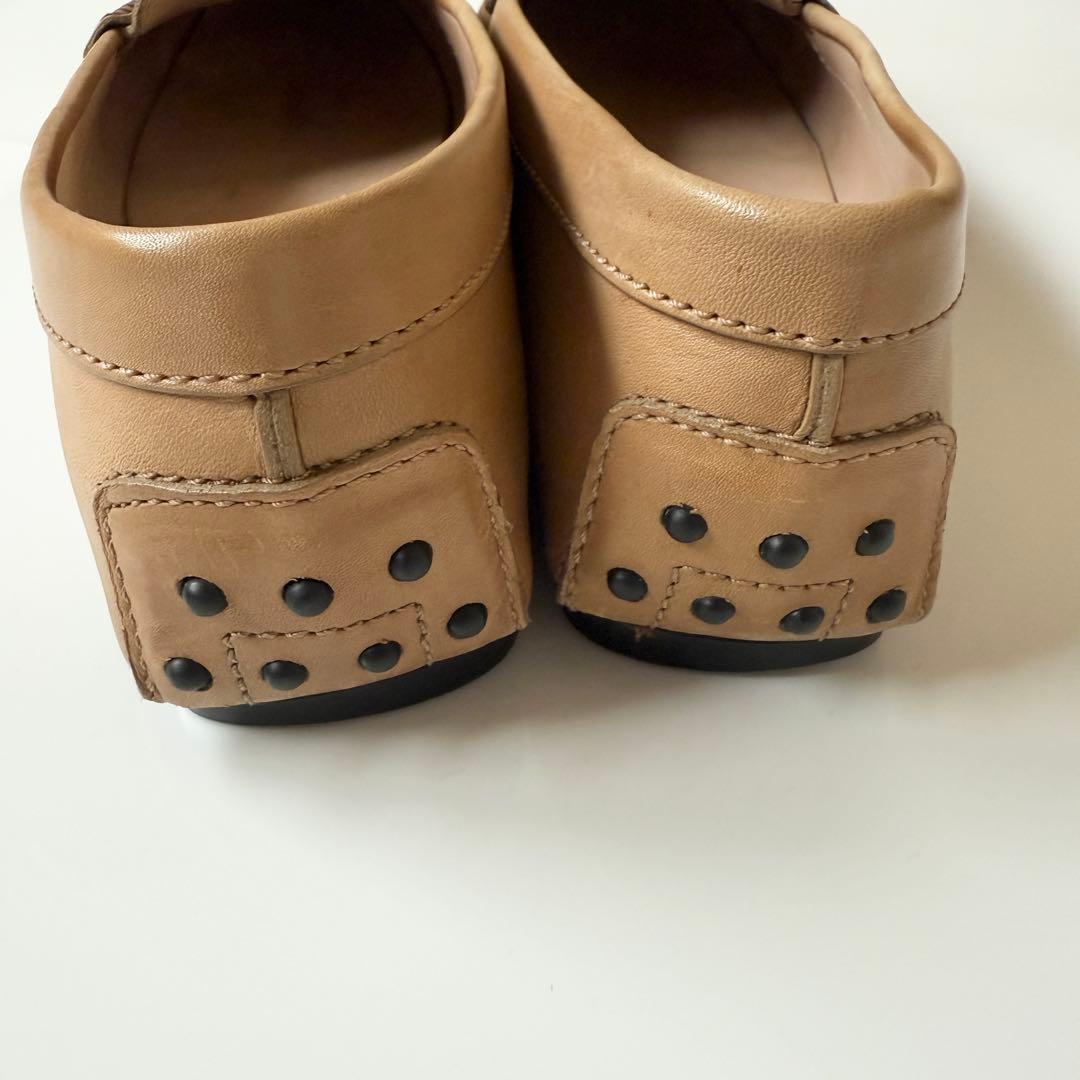 TODS ローファー　ドライビング　レザー ライトブラウン 24.5