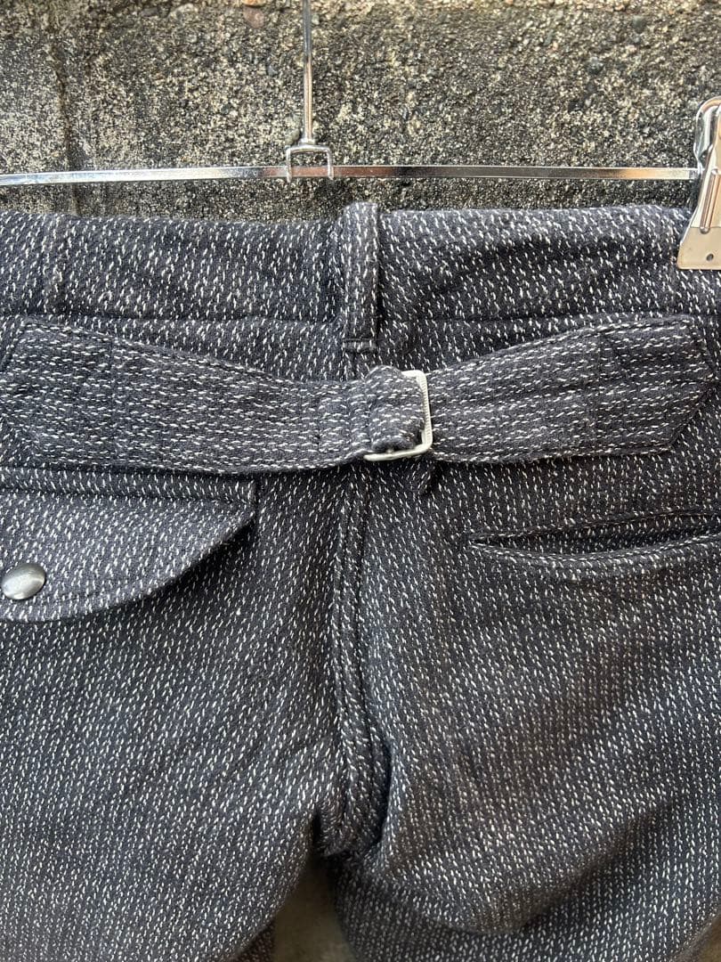 WESTRIDE ウエストライド ワークトラウザー ごま塩　ビーチクロス