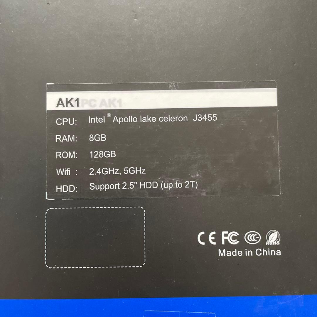 中古　Windows11Pro ミニPC 8GB DDR3 128GB　初心者