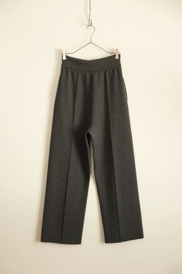 オールドエイチアンドドーター　WOOL KNIT TRACK PT