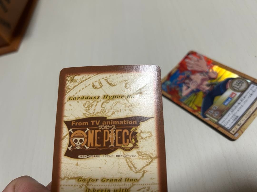 当時物　希少　ワンピースカードダスハイパーバトル　　エース ルフィ海賊団セット