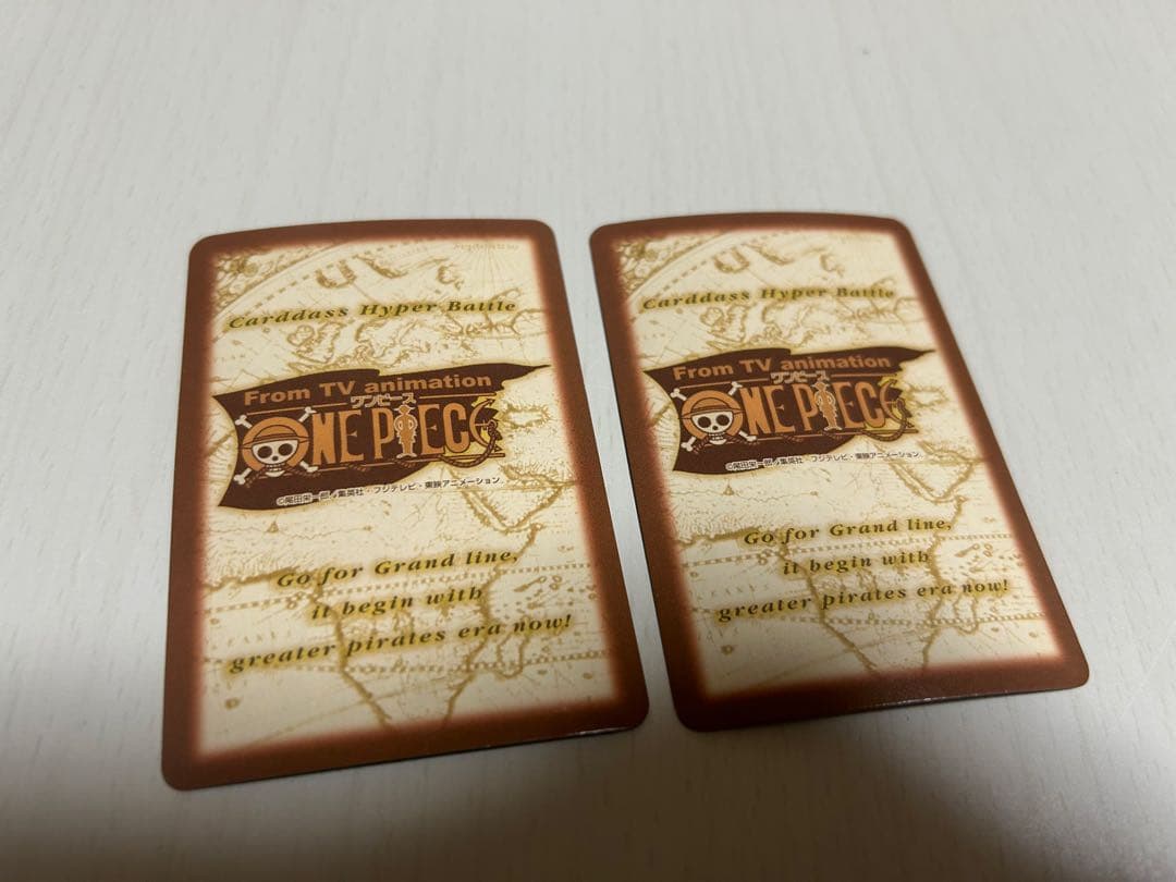 当時物　希少　ワンピースカードダスハイパーバトル　　エース ルフィ海賊団セット