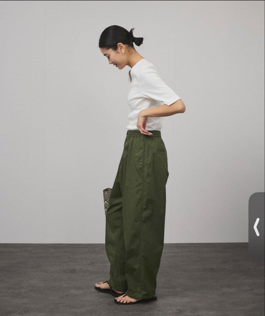 SALON adam et rope' 2WAYミリタリータックカーゴパンツ