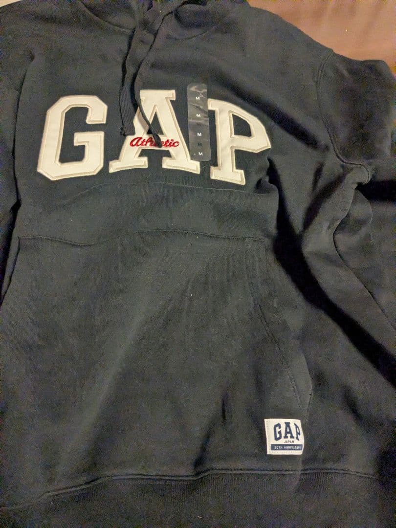 GAP ブラック フード付きパーカー Mサイズ