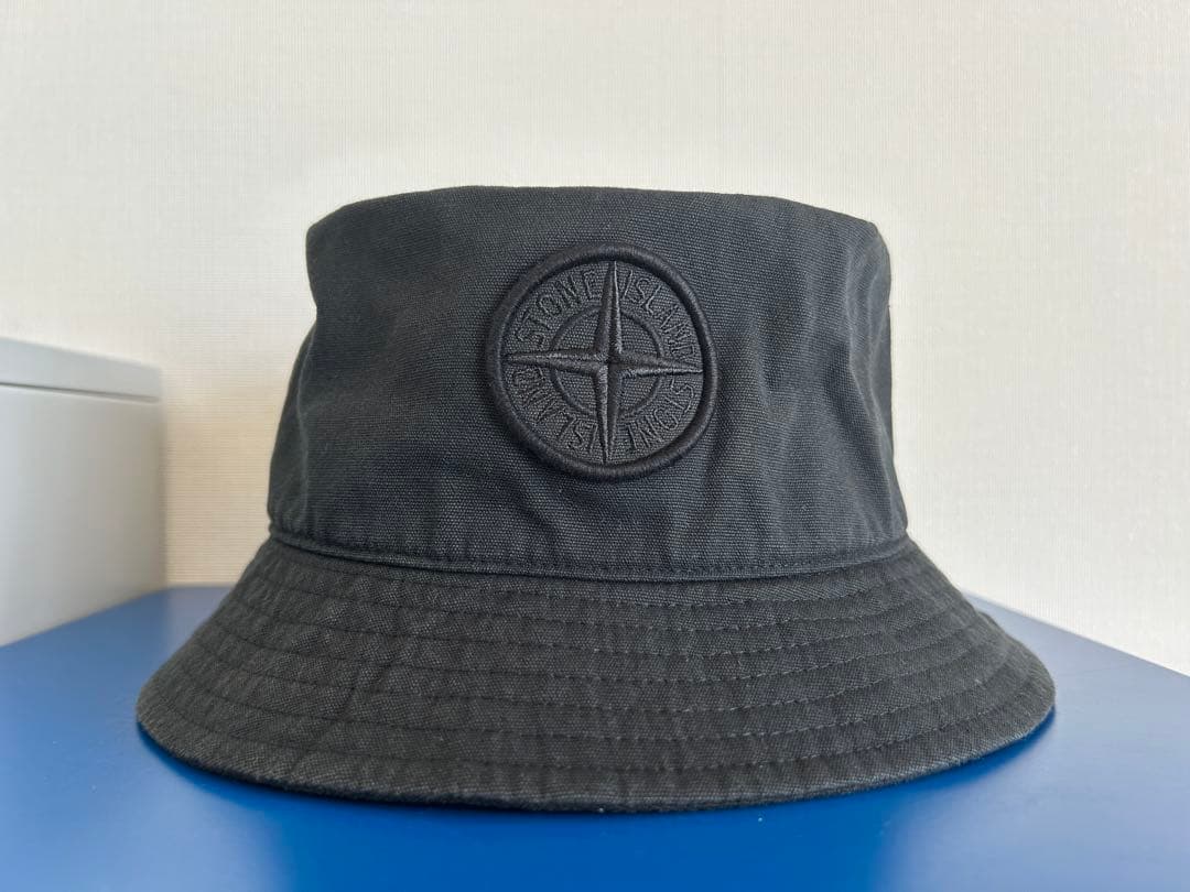 【お値下げ】STONE  ブラック バケットハット