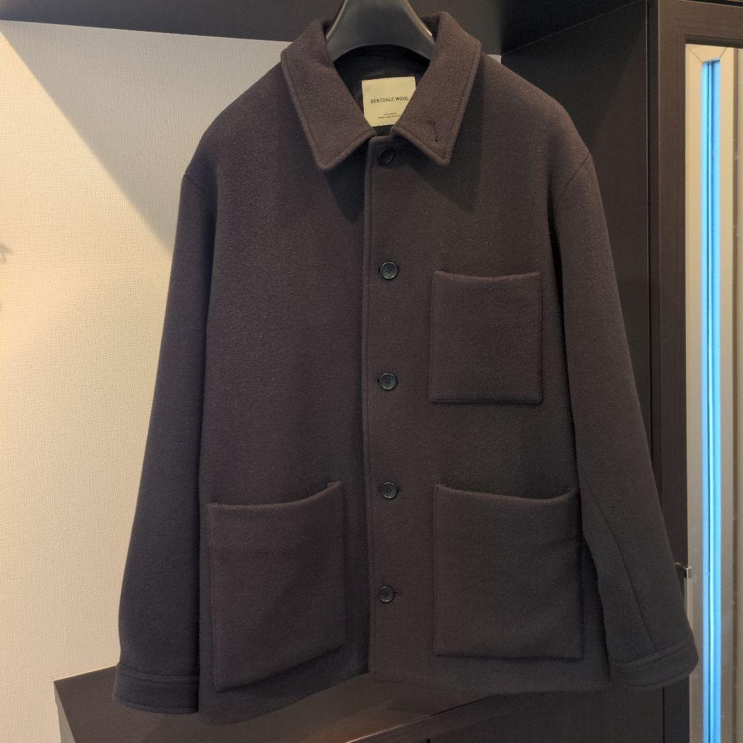 【美品】SENTDALE WOOL ダークグレー カバーオール〈大山シュン監修〉