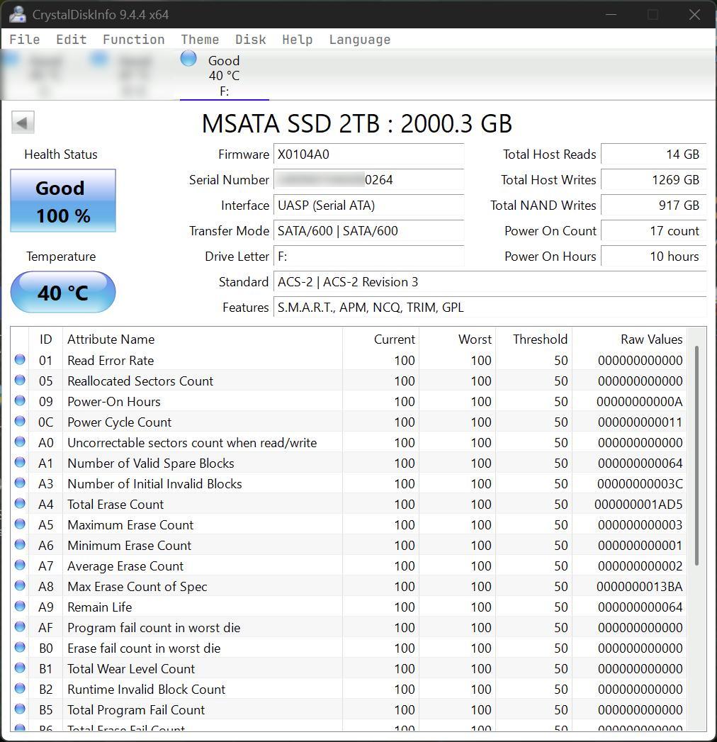 Lenovo Thinkplus US202 2TB USB外付けSSD