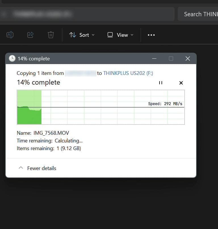 Lenovo Thinkplus US202 2TB USB外付けSSD