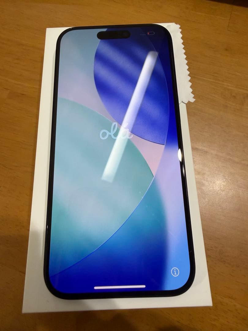 iPhone 15 pro 512GB 本体 ブルーチタニウム 箱あり 90%