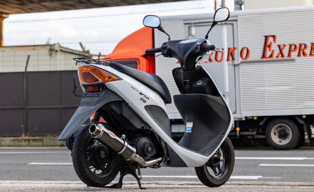 新製品 アドレスV50 (CA4BA ) HMS製 B2Xマフラー ブラック