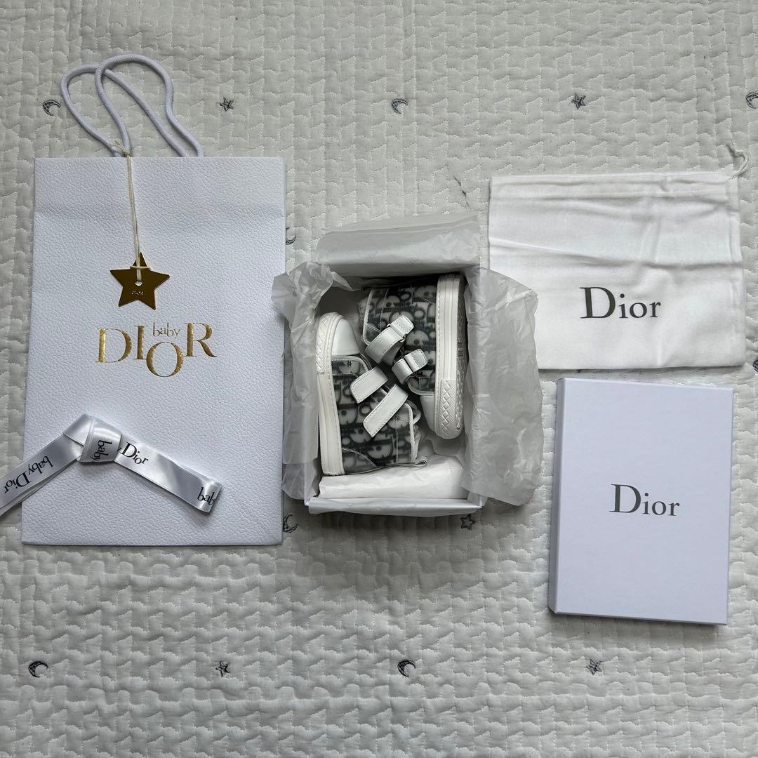【新品】DIOR ベビー ハイトップスニーカー　12.5センチ