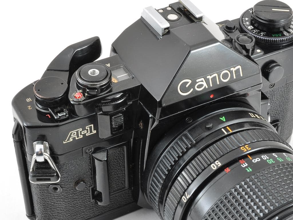 キヤノン A-1 ブラック NEW FD 35-70mm f3.5-4.5 動確