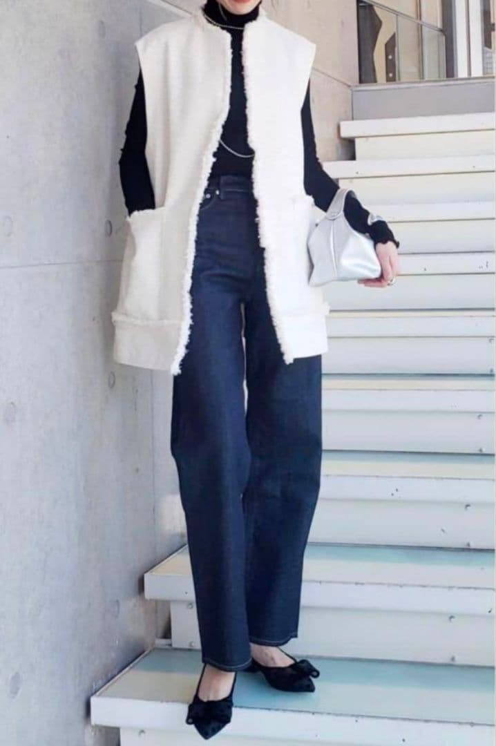 現行24SS　美品　IENA ＆NAVY ドビーツィードジレ IENA