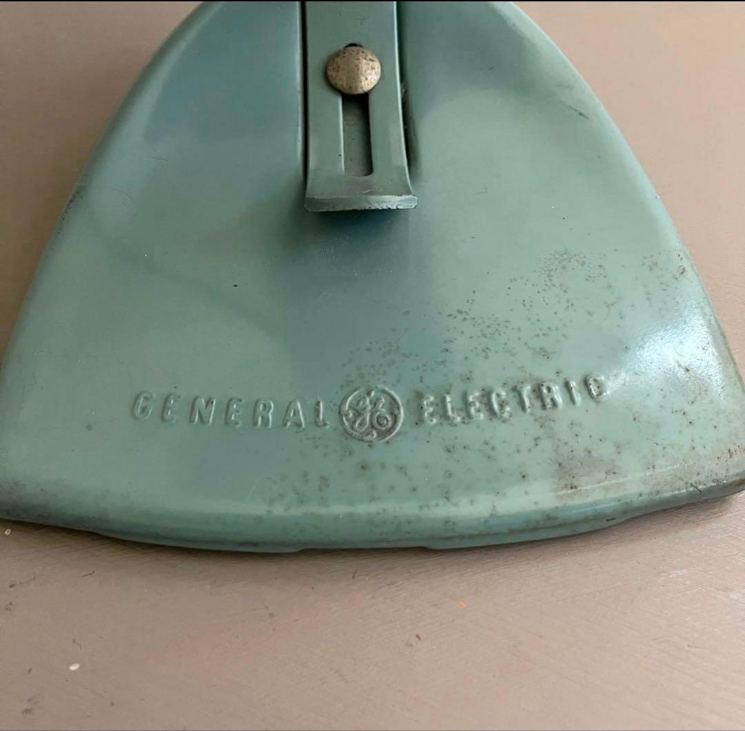 レア！GE ゼネラルエレクトリック 扇風機 アクアブルー レトロ