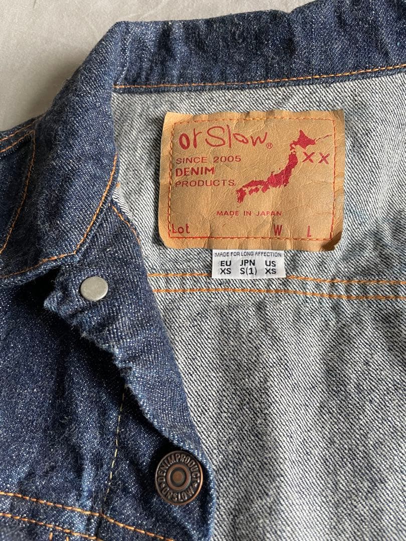 【美品】orSlow デニムジャケット 1サイズ【値下げ】