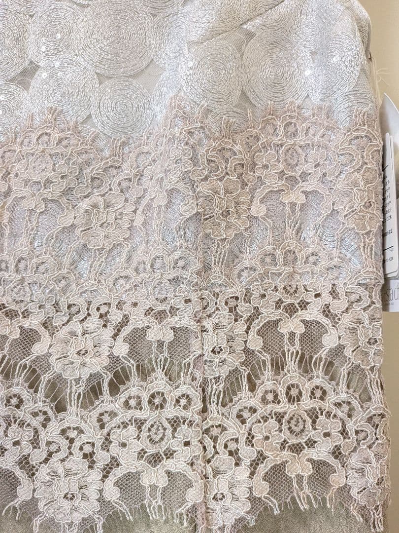 歳末処分価格【新品格安SALE】ラフェスタシック ドレスワンピースベージュ13号