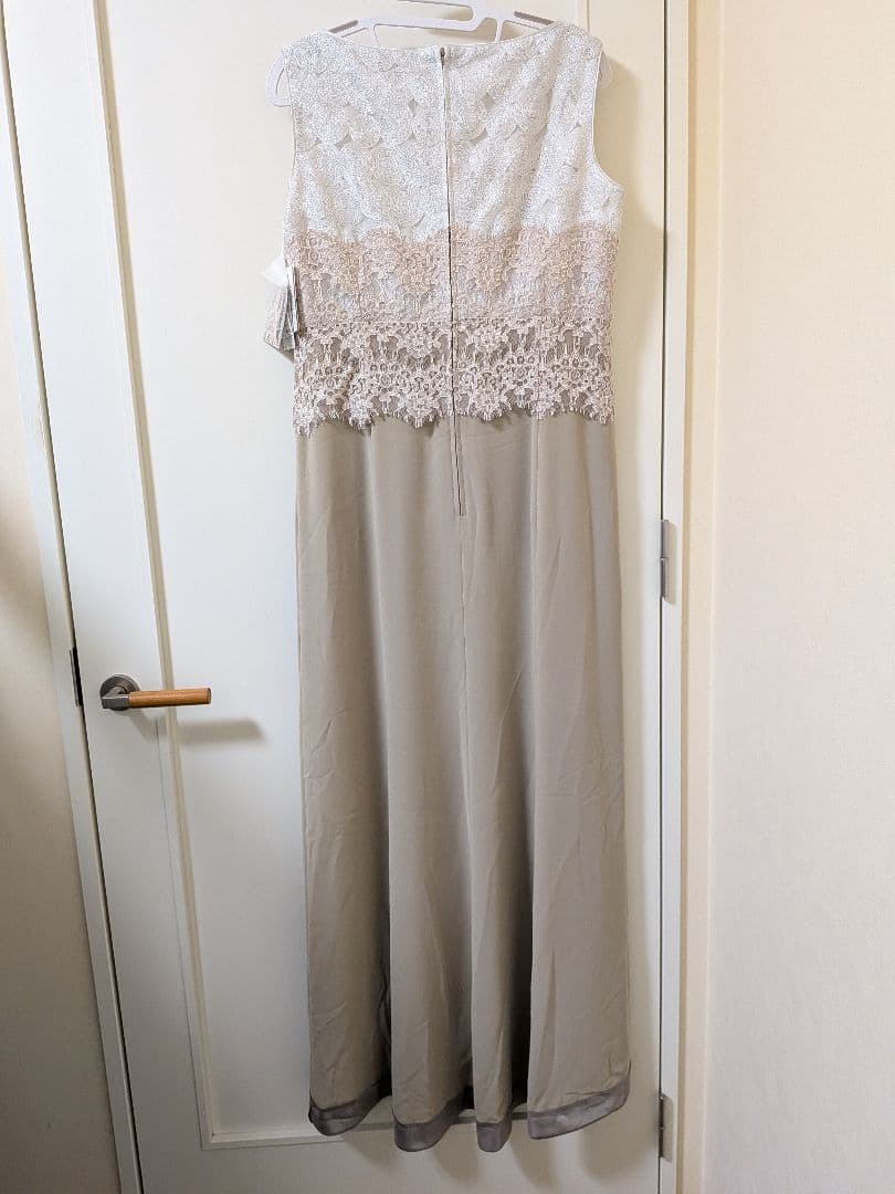 歳末処分価格【新品格安SALE】ラフェスタシック ドレスワンピースベージュ13号