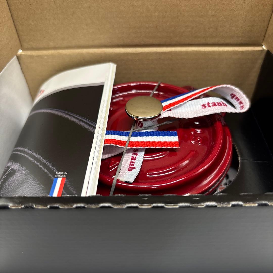 ピコ・ココット ラウンド 10cm ボルドー