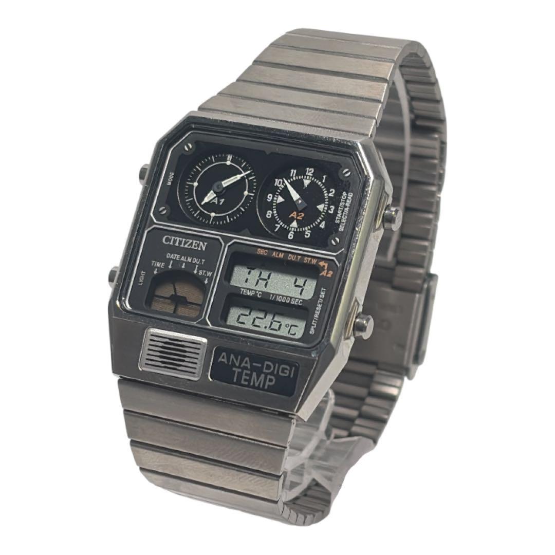 【美品】CITIZEN ANA-DIGI TEMP アナログデジタルウォッチ