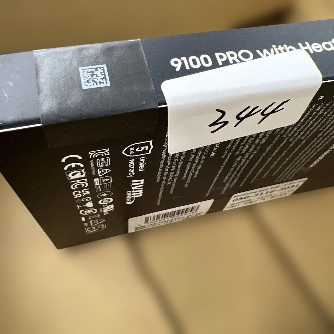344 SAMSUNG SSD 9100 PRO 2TB 未開封
