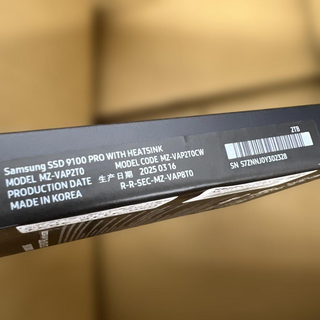 344 SAMSUNG SSD 9100 PRO 2TB 未開封