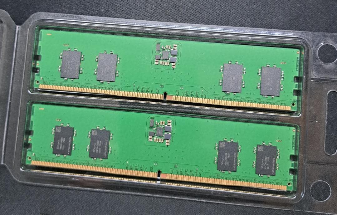 SK hynix DDR5 UDIMMメモリ 8GB×2 4800MHz