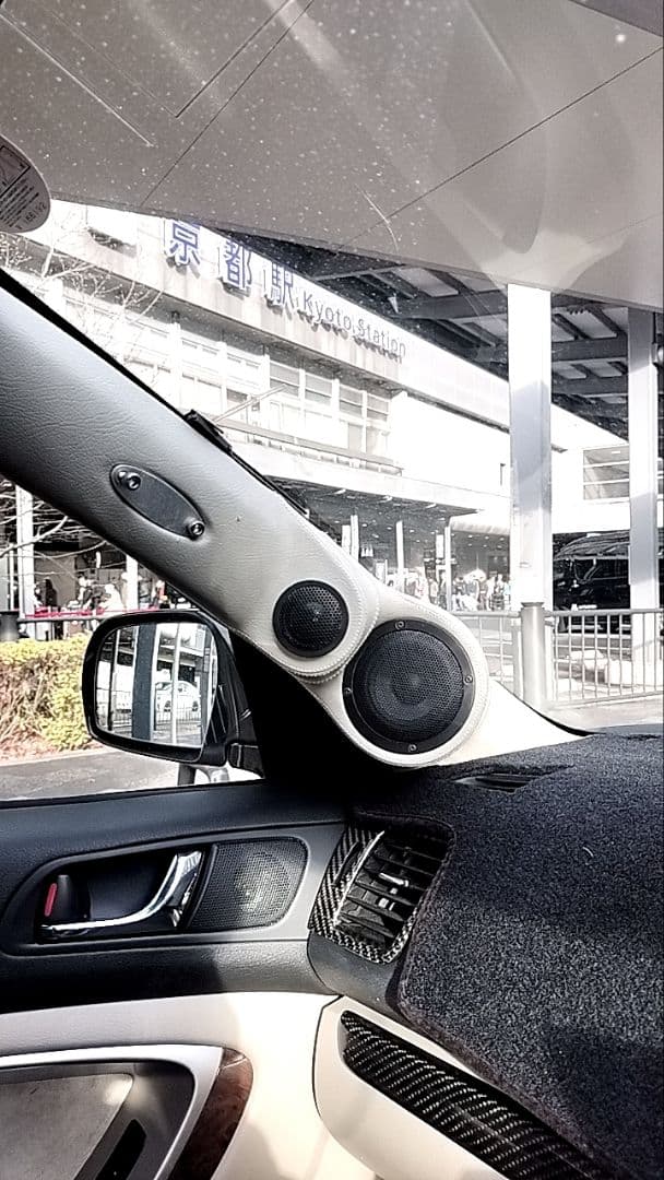 廃盤 TOP-PANEL ピラースピーカーパネル　レザー BP BL レガシィ