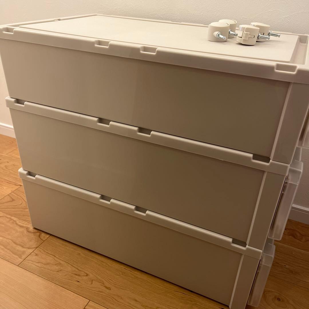 フィッツユニットケース（L）4418×1、4423×2 カプチーノ 押入れサイズ