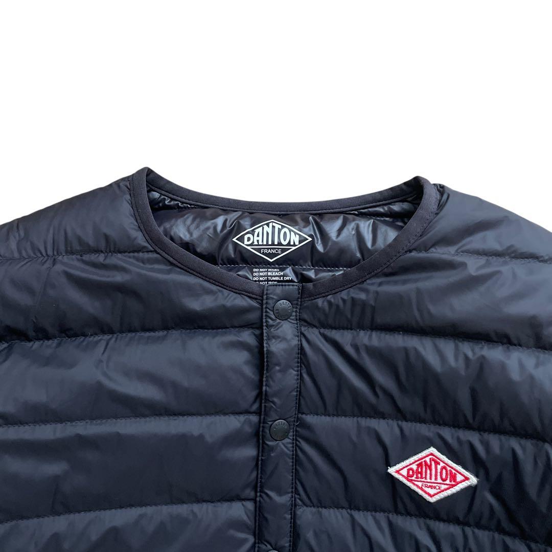 美品 DANTON インナーダウン ブラック 36
