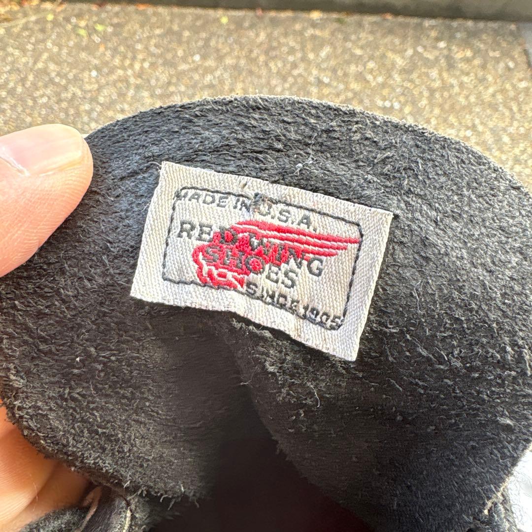 RED WING ブラックワークブーツ
