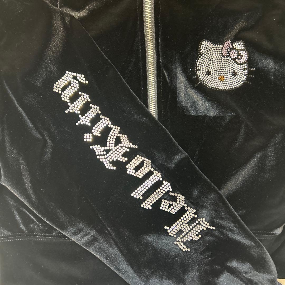 【希少】WEGO × HELLO KITTYコラボベロアパーカー　パンツ　キティ