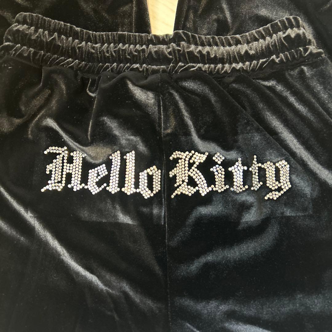 【希少】WEGO × HELLO KITTYコラボベロアパーカー　パンツ　キティ