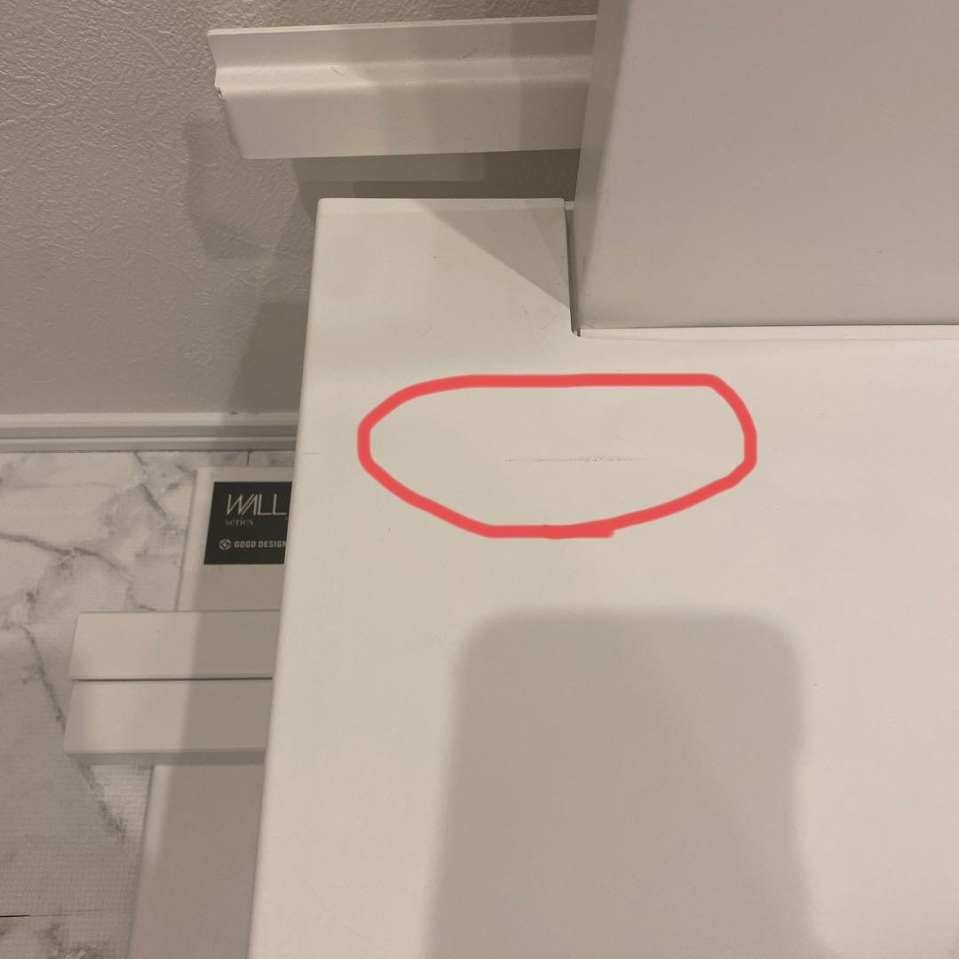 EQUALS 壁寄せテレビスタンド WALL V2 ロータイプ　ホワイト