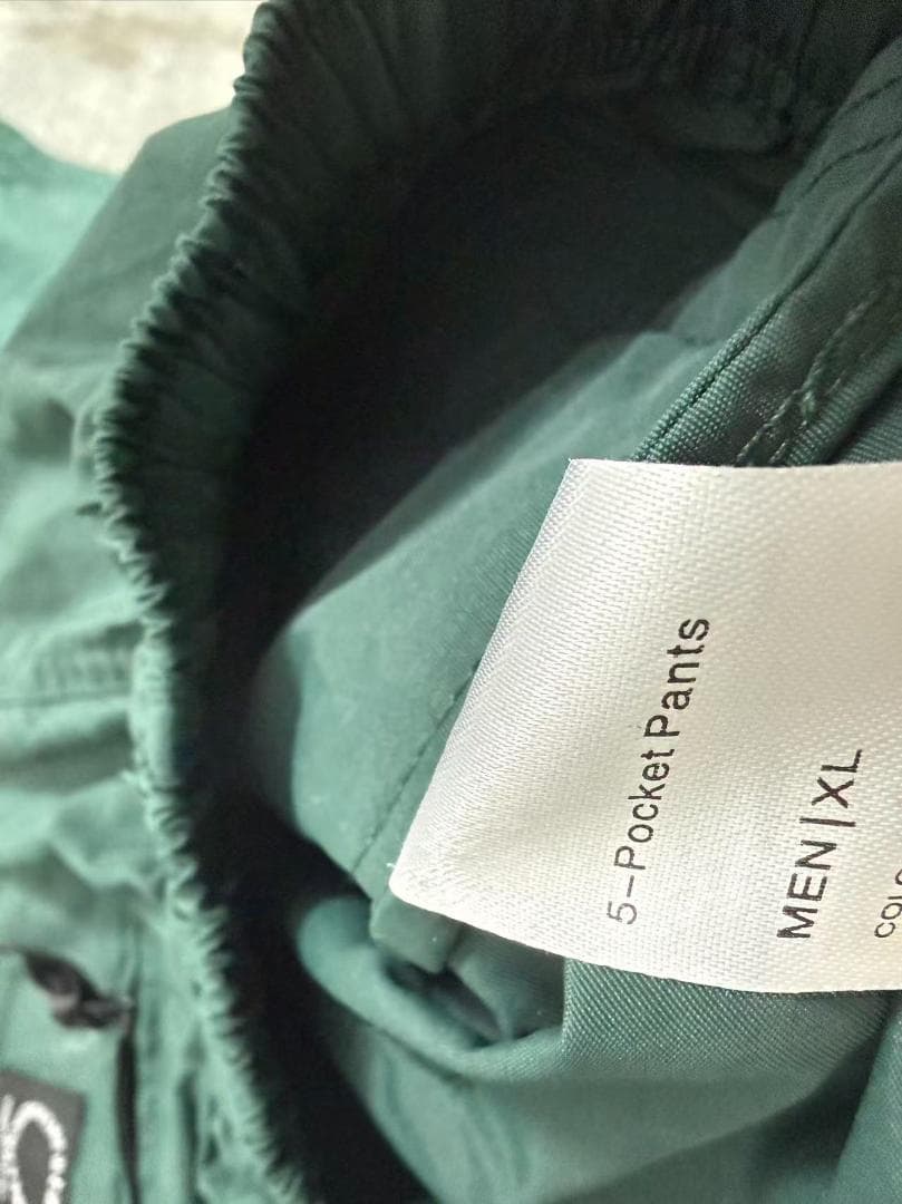 山と道 5ポケットパンツ グリーン XL
