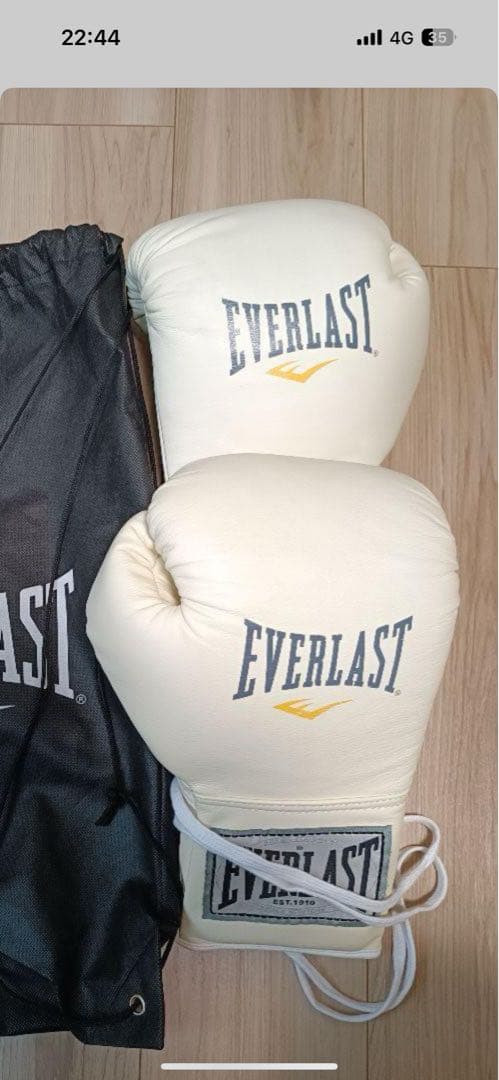 EVERLAST ボクシンググローブ ホワイト14オンス