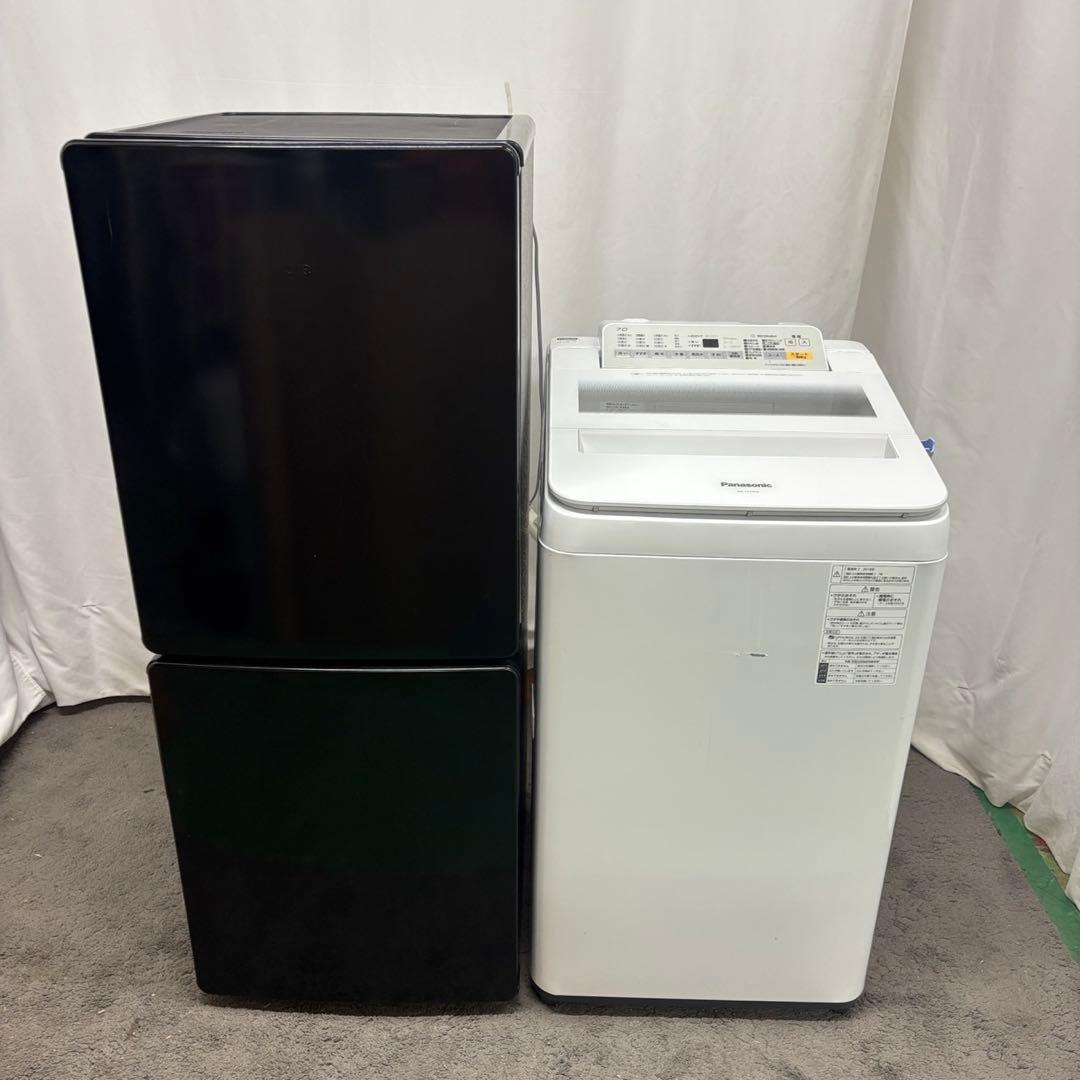★993　冷蔵庫　洗濯機　一人暮らし　家電セット　黒　中古　安い　綺麗　設置無料
