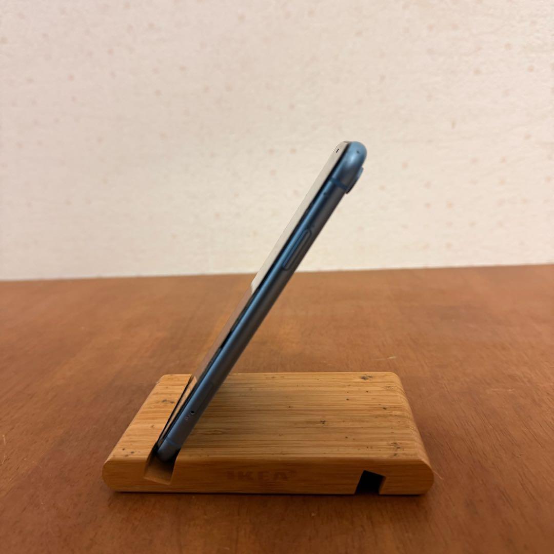 ● 美品 iPhone XR 128GB ブルー MT0U2J/A ソフトバンク