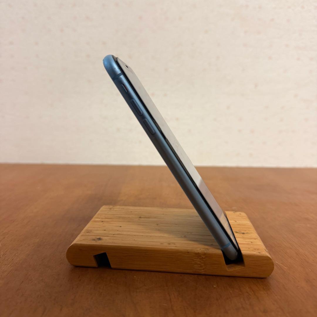 ● 美品 iPhone XR 128GB ブルー MT0U2J/A ソフトバンク