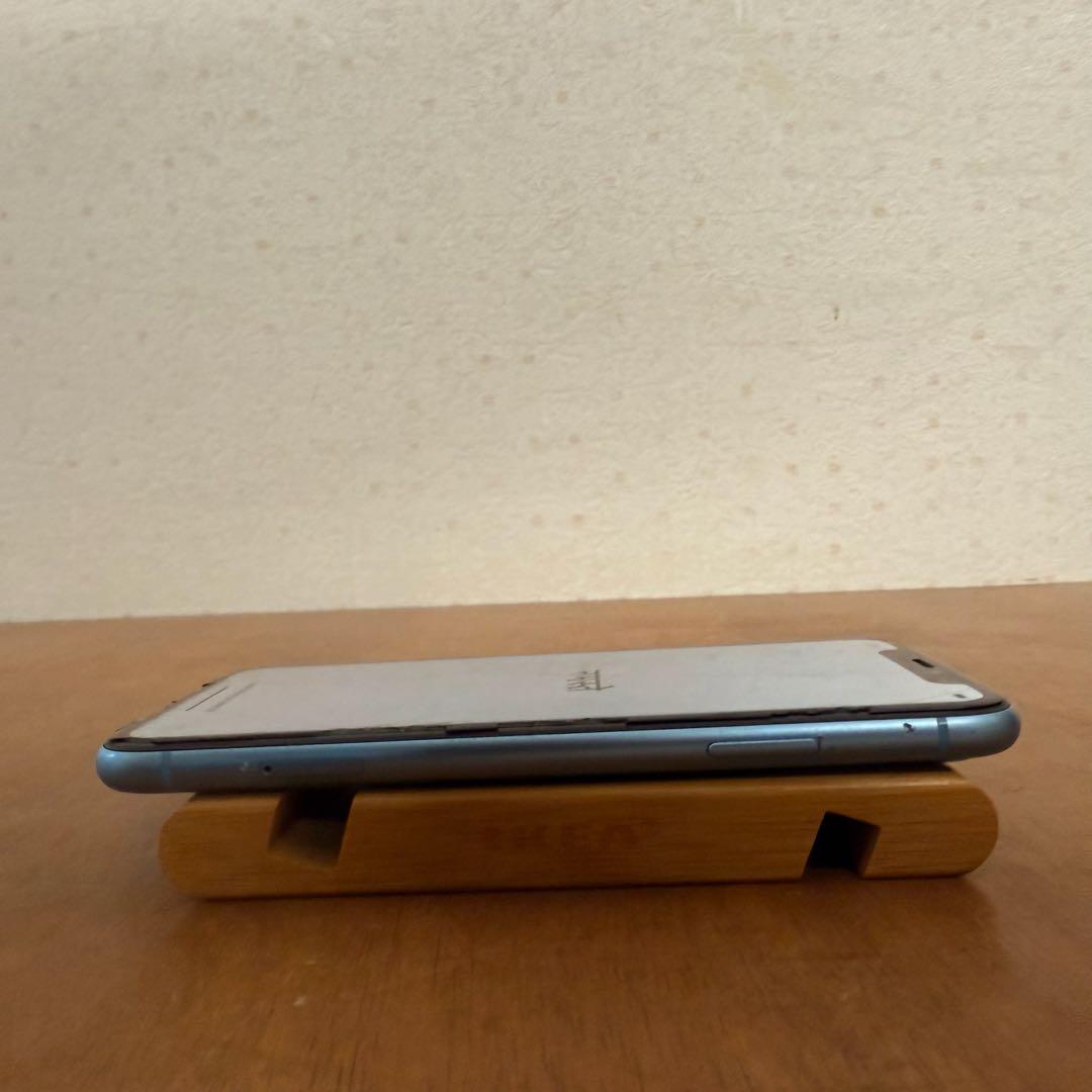 ● 美品 iPhone XR 128GB ブルー MT0U2J/A ソフトバンク