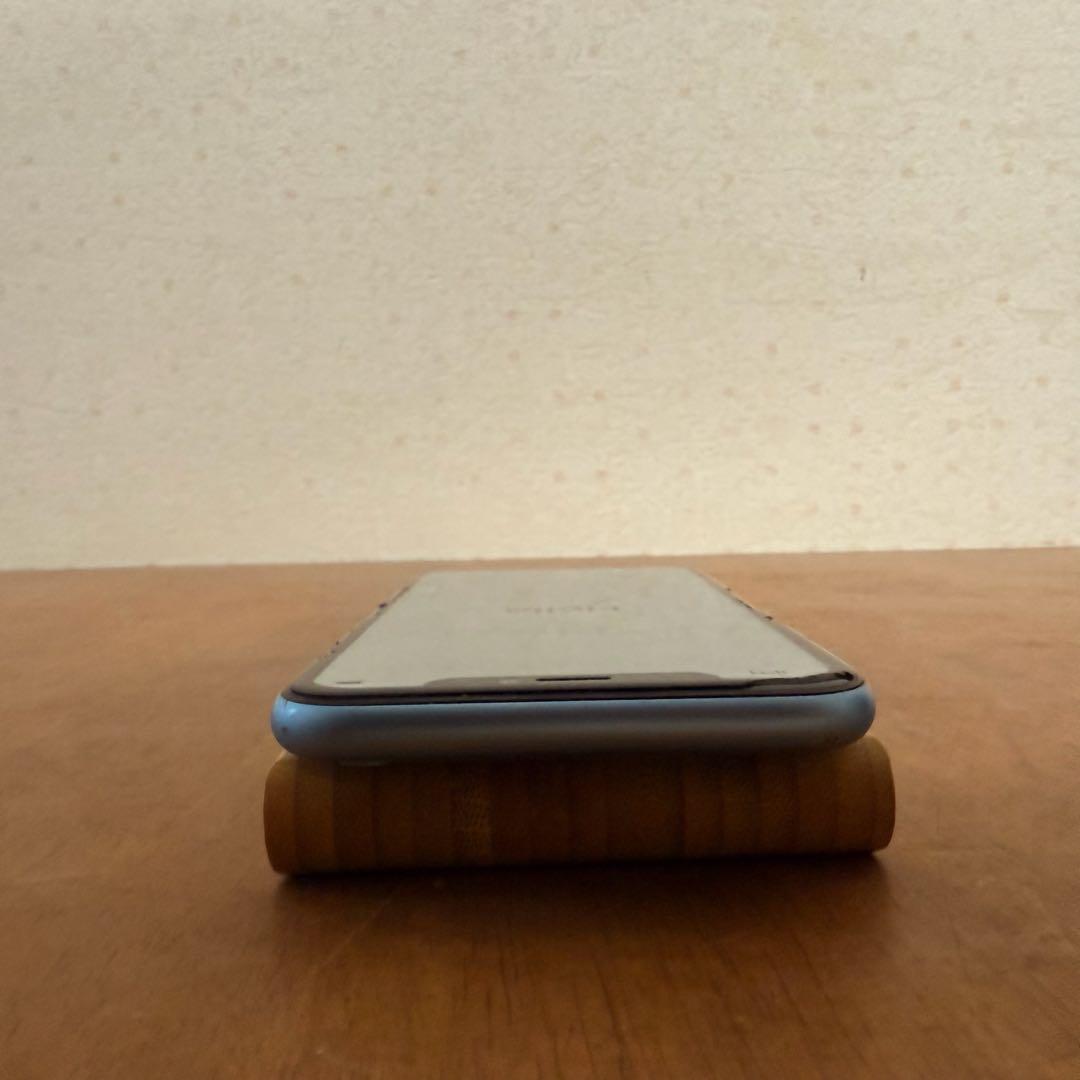 ● 美品 iPhone XR 128GB ブルー MT0U2J/A ソフトバンク