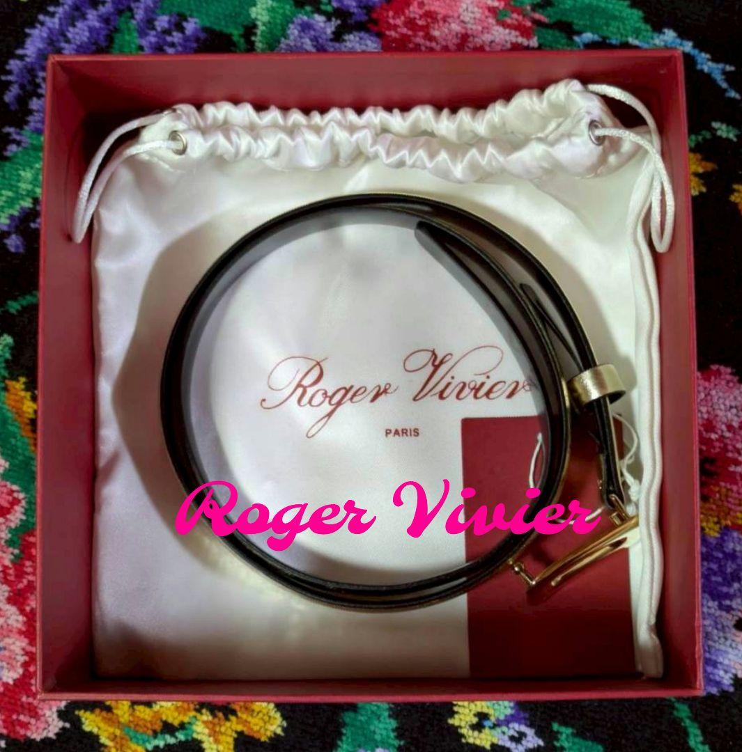 【Roger Vivier】ロジェ ヴィヴィエ ヴィヴ ショック レザー ベルト