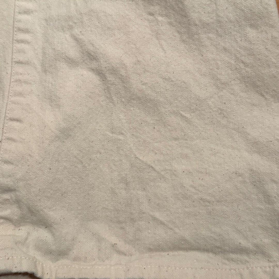 ⭐️希少⭐️キャルオーライン オーバーオール 立体裁断 生成り XL相当 クリーム