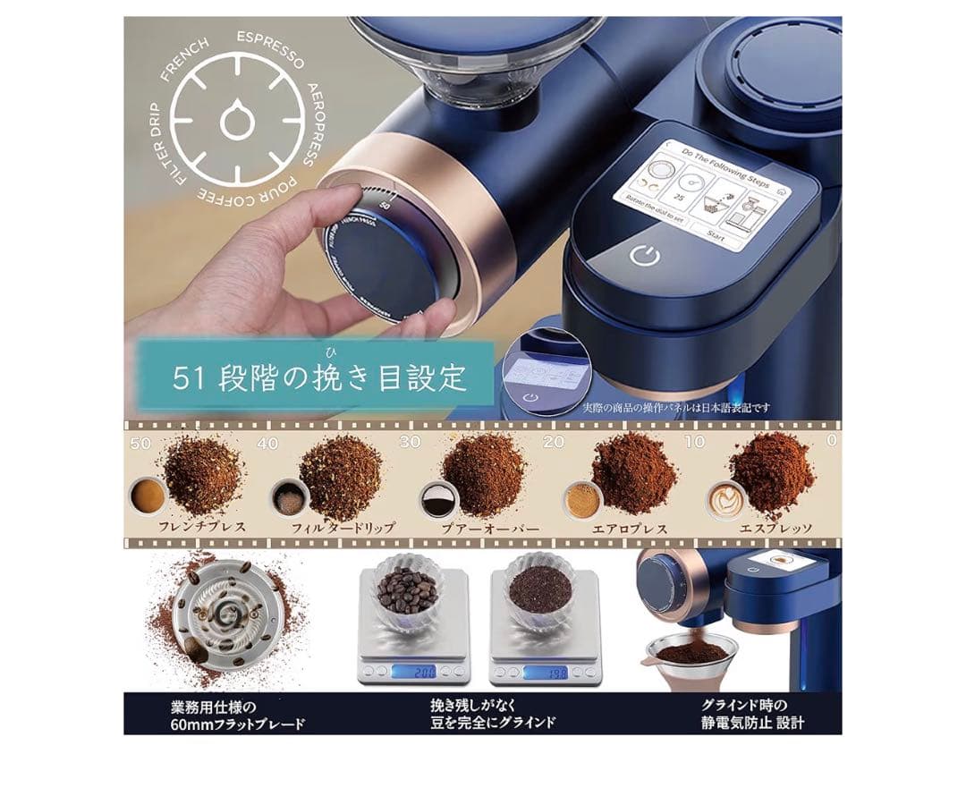 Gevi 4-in-1 スマートコーヒーメーカー