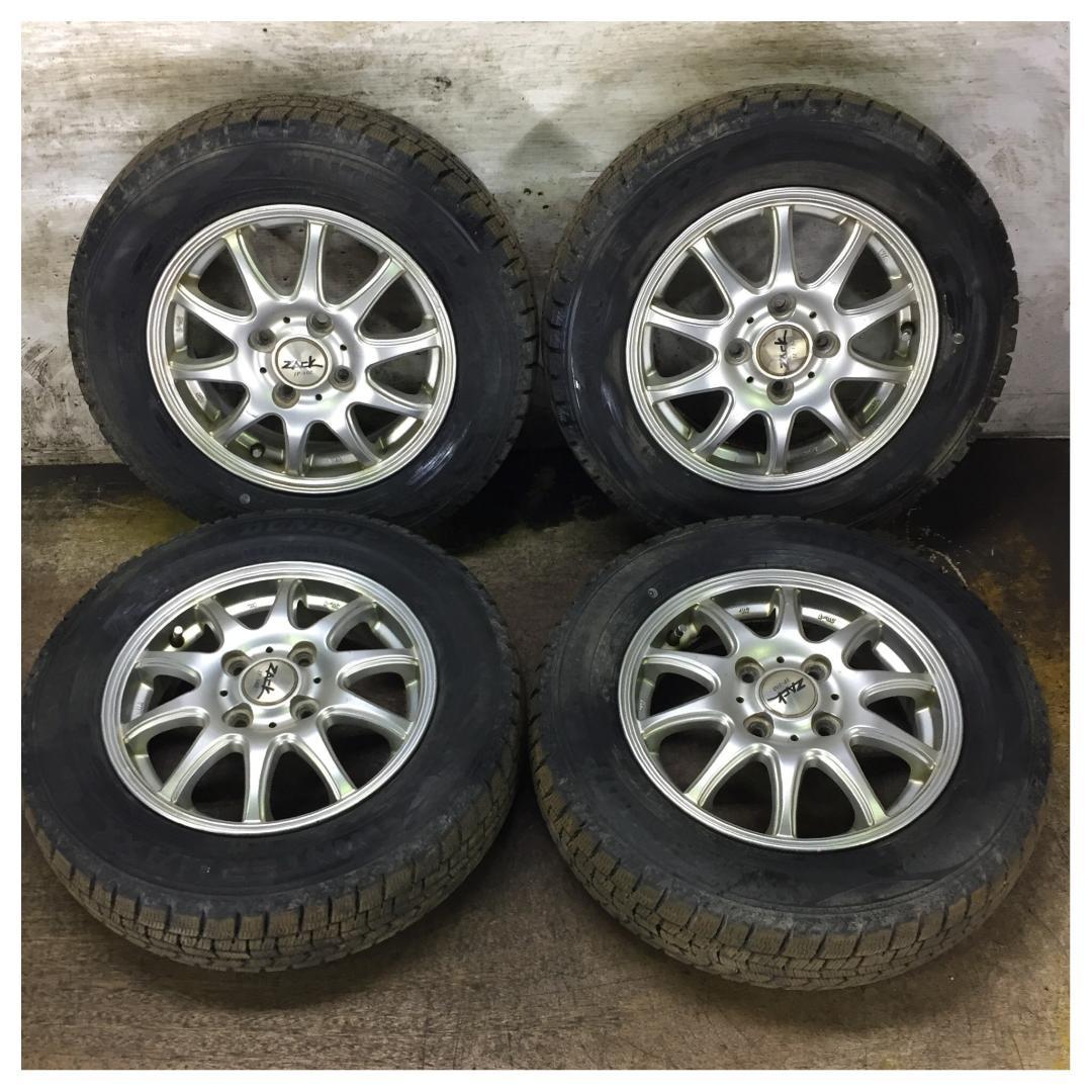 7 DUNLOP WM02 155/70R13 9分目 スタッドレス