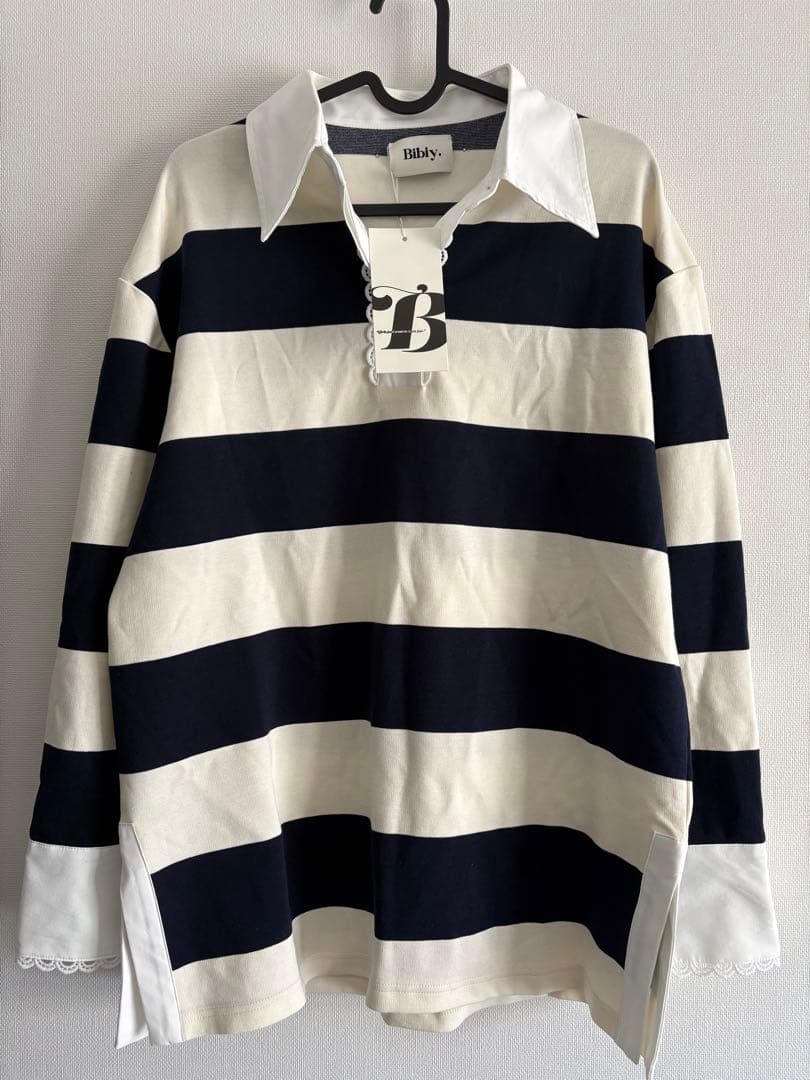 新品Bibiy. FRANCINE RUGBY TOP ビビィ